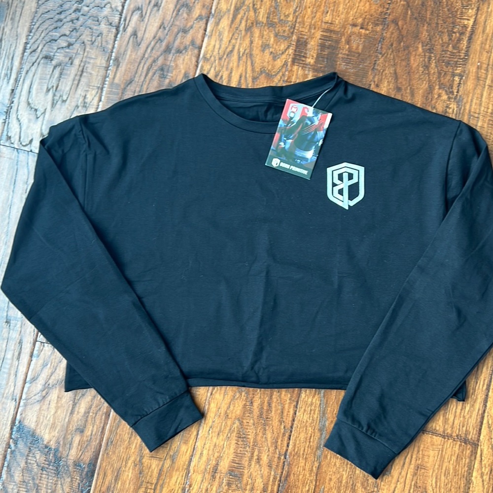 NWT Born Primitive cropped long sleeve tee